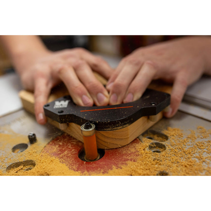 Radius Jig Router Per Legno - Set 8 Modelli In Alluminio Per Curve R10-R50, Accessorio Fai Da Te - Foto 7