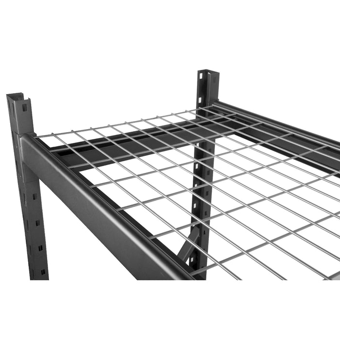 4m Steel Rack WEN RK7724-4 Four-Tier Industrial Steel Storage Rack with Adjustable S ...