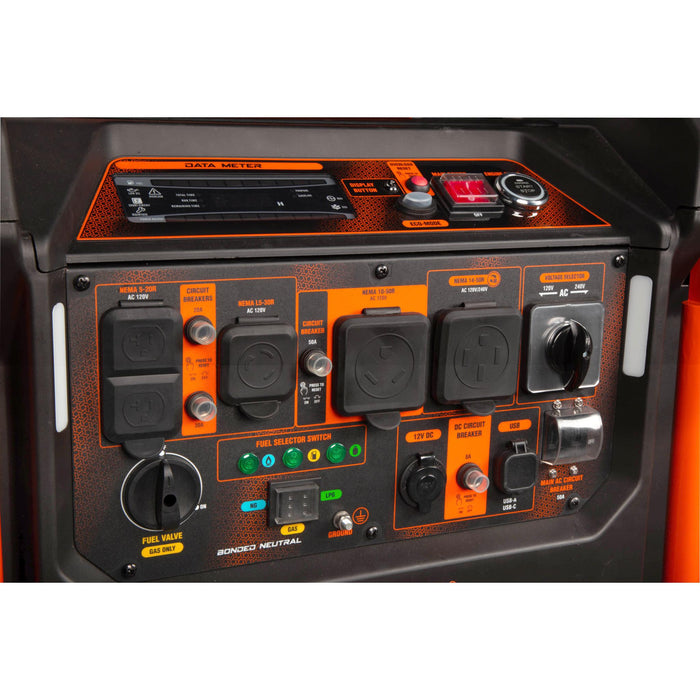 WEN TF1300iX 13,000-Watt 120V/240V Tri-Fuel Inverter Generator