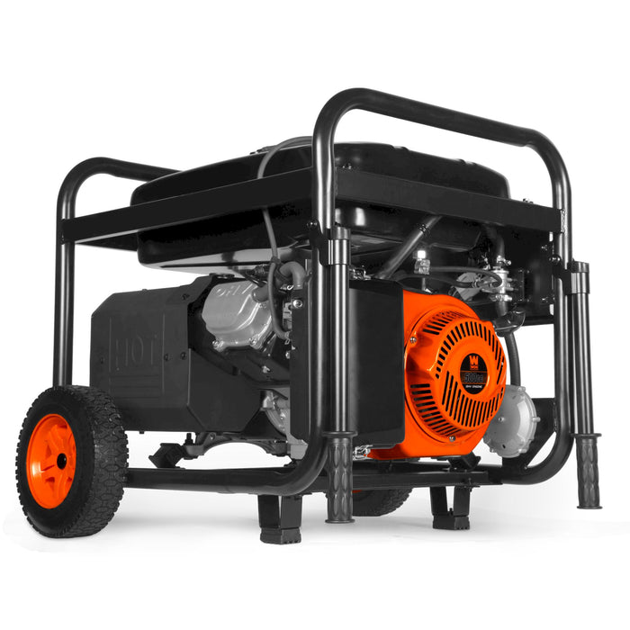 WEN TF1450 14500-Watt 120V/240V Tri-Fuel Generator, Transfer-Switch Ready with Electric Start and Wheel Kit