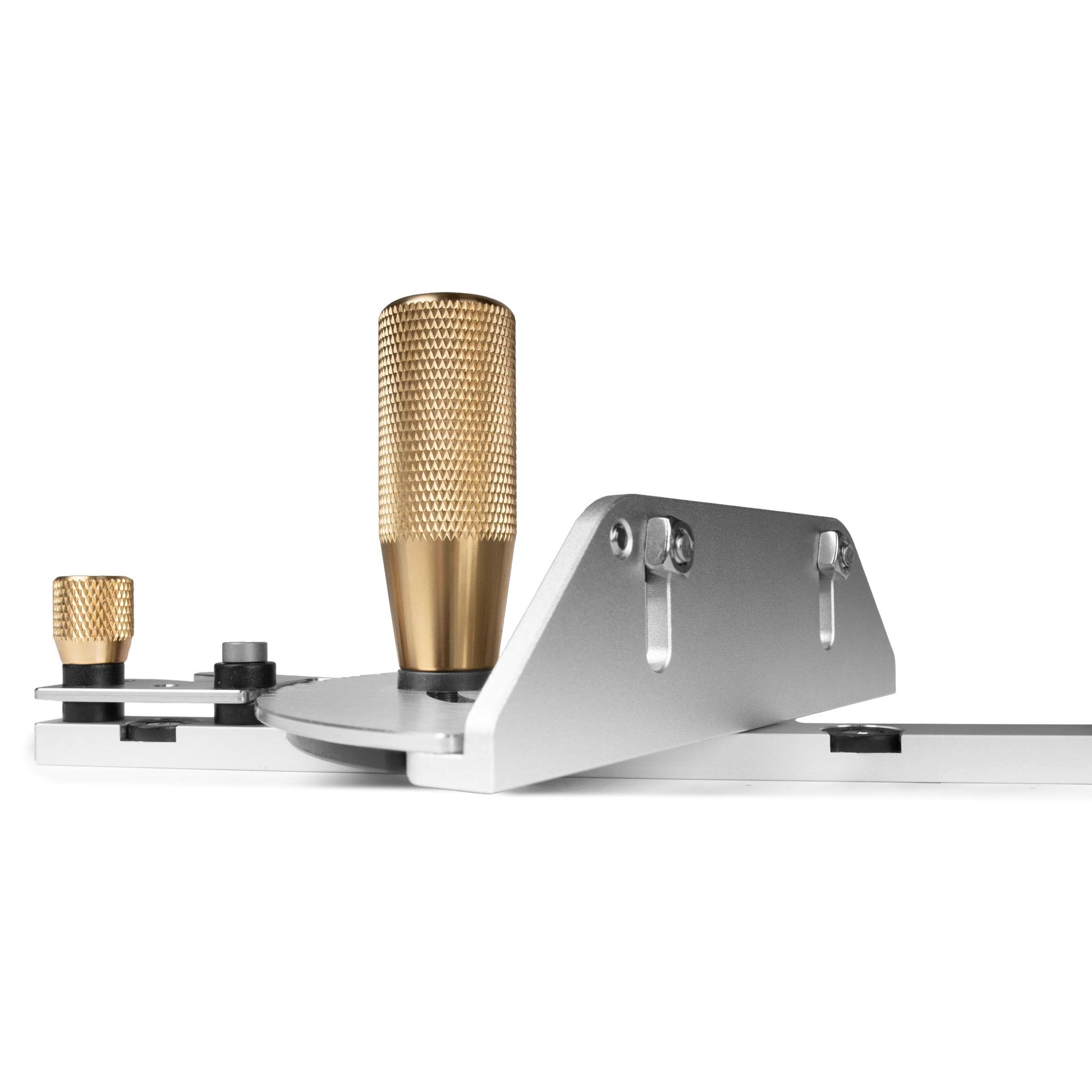 WEN WA1401 Steel and Brass Premium Miter Gauge, 27 Angle Stops for Tab ...
