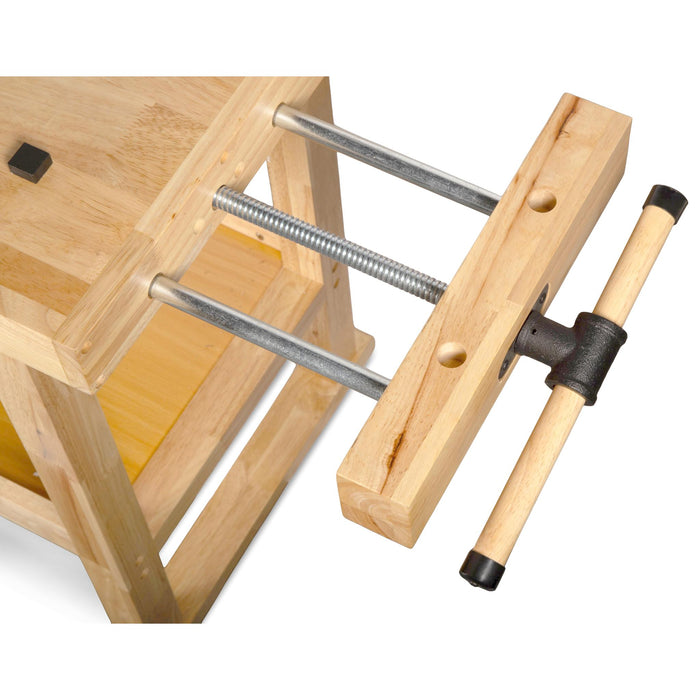 WEN WB6020 60-Inch Hardwood Workbench with Four Drawers and Onboard Vise
