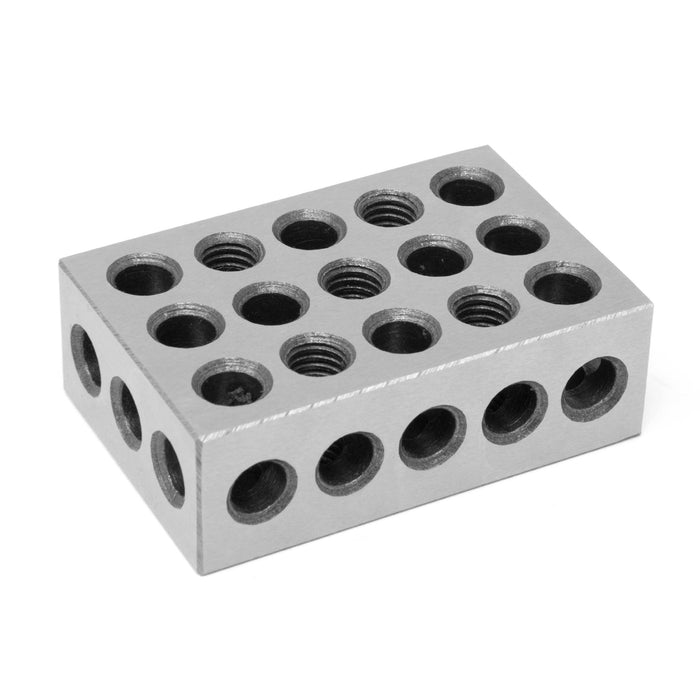 WEN 10457 25 x 50 x 75 mm Steel-Hardened Metric Precision 123 Blocks, Two Pack