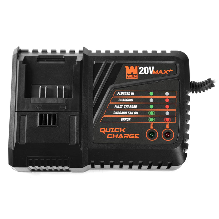 WEN 20201Q 20V Max 5-Amp Lithium-Ion Battery Quick Charger