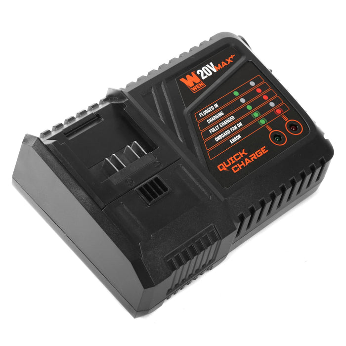 WEN 20201Q 20V Max 5-Amp Lithium-Ion Battery Quick Charger