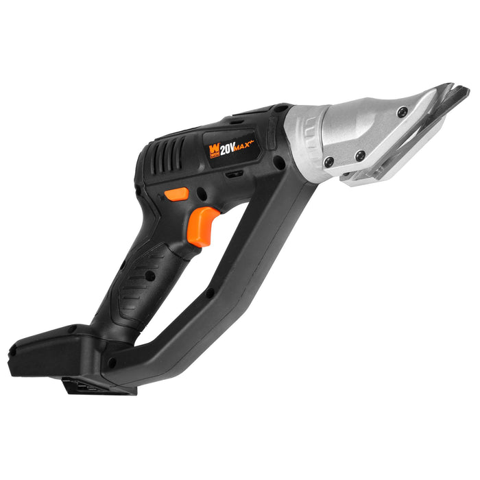 WEN 20314BT 20V Max Cordless Variable Speed Swivel Head Electric Metal Shear (Tool Only)