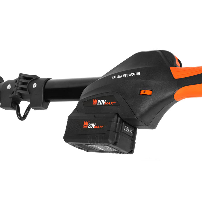 WEN 20409 20V Max Variable Speed Cordless Brushless Drywall Sander with 5.0 Ah Battery and Charger