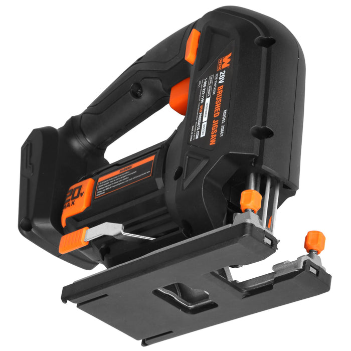 WEN 20661BT 20V Max Cordless Jigsaw (Tool Only – Battery Not Included)