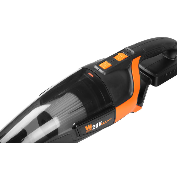 WEN 20861 20V Max Cordless Handheld Vacuum Cleaner Kit with 2.0 Ah Lithium-Ion Battery and Charger