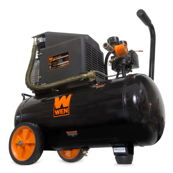 WEN 2287 6-Gallon Oil-Lubricated Portable Horizontal Air Compressor WEN Products WEN 2287 6-Gallon Oil-Lubricated Portable Horizontal Air Compressor WEN Products