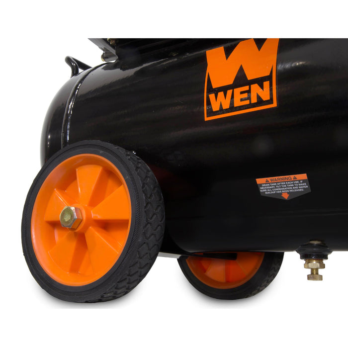 WEN 2287 6-Gallon Oil-Lubricated Portable Horizontal Air Compressor WEN Products WEN 2287 6-Gallon Oil-Lubricated Portable Horizontal Air Compressor WEN Products
