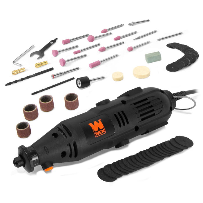 23101 WEN 23101 1-Amp Variable Speed Rotary Tool with 100+ Accessories — WEN ...
