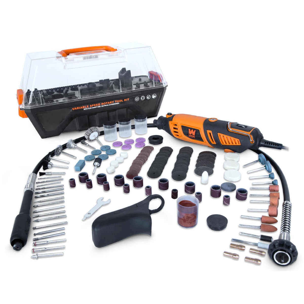 Cordless Rotary Tool Kit Lithium-Ion Battery Powered 3 Speed w /40  Accessories