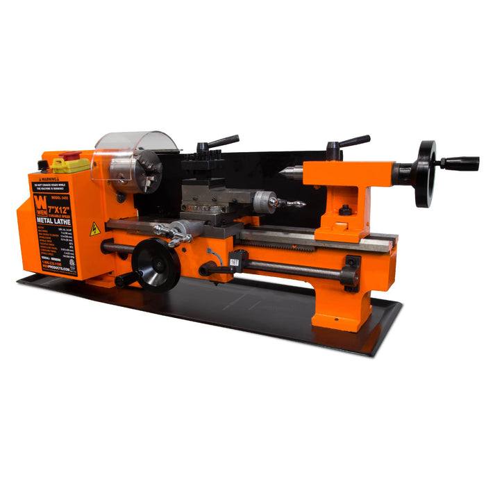 WEN 3455 Variable Speed 7 by 12 Inch Two-Direction Benchtop Metal Lathe