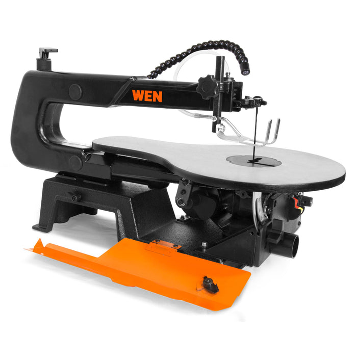 WEN 3923 16-Inch Variable Speed Scroll Saw with Easy-Access Blade Changes and Work Light