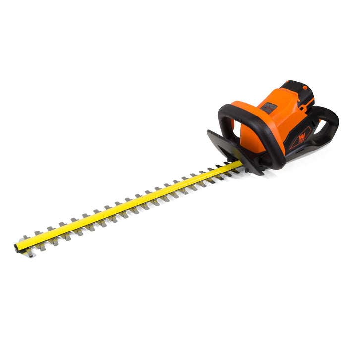 WEN 40415 40V Max Lithium-Ion 24-Inch Cordless Hedge Trimmer with 2Ah Battery and Charger
