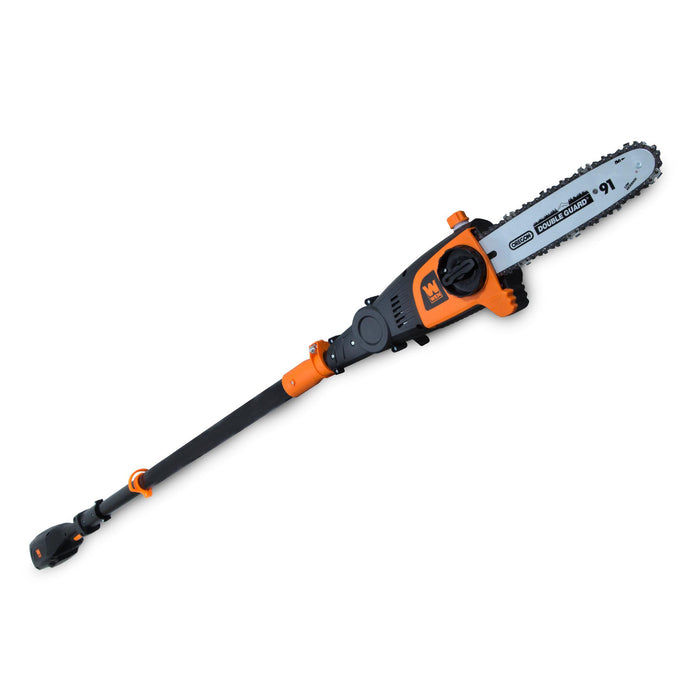 WEN 40421 40V Max Lithium Ion 10-Inch Cordless and Brushless Pole Saw with 2Ah Battery and Charger