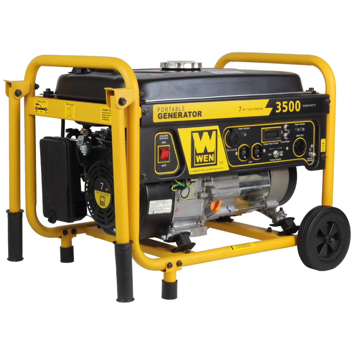 GENERADOR ELECTRICO 3500 WATTS-MOTOR 7HP SENCI