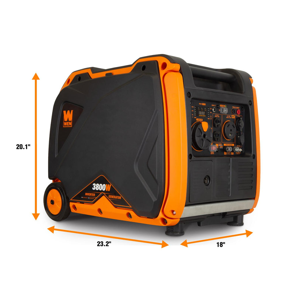 WEN 56225i Super Quiet 2250-Watt Portable Inverter Generator With Fuel ...