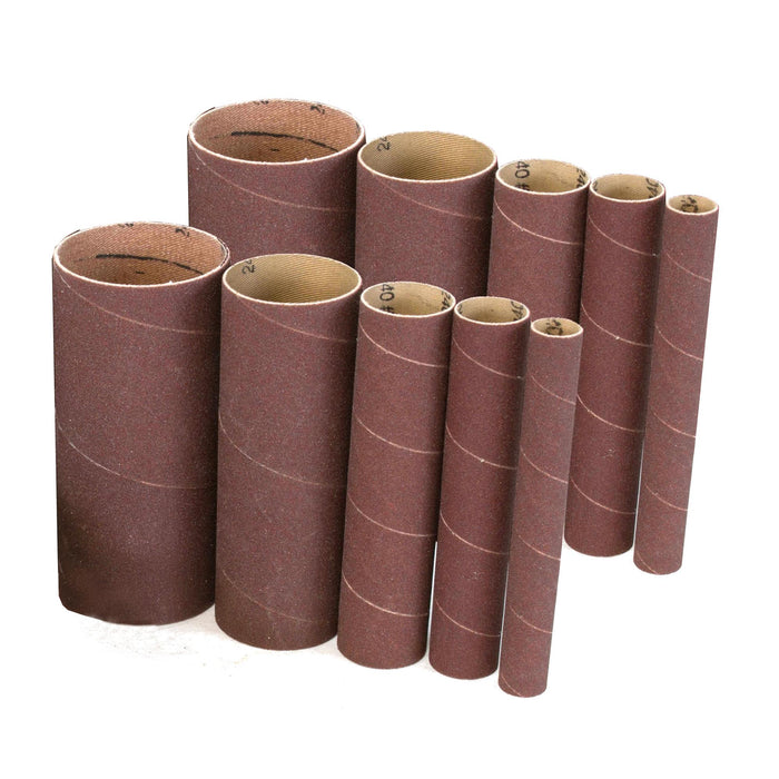 WEN 6535SP120 120-Grit Oscillating Spindle Sandpaper Sanding Sleeves with 5-5/8-Inch Height, 10 Pack