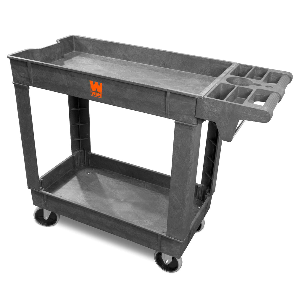 WEN 73009 500-Pound Capacity 40 by 17-Inch Two-Shelf Service
