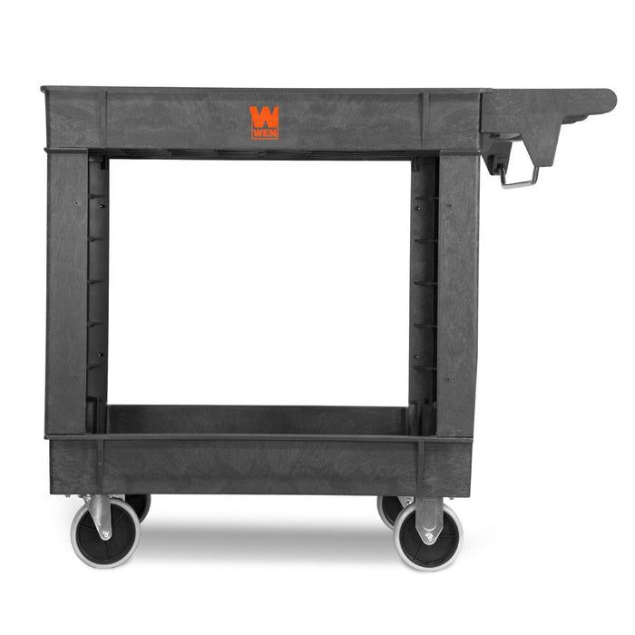 WEN 73009 500-Pound Capacity 40 by 17-Inch Two-Shelf Service Utility Cart