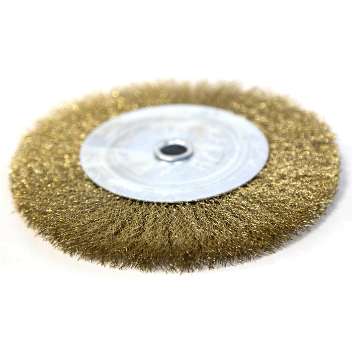 Bench Wire Wheel 8 X 3/4 Crimp Bench Wire Wheel 8 X 3/4 Crimp