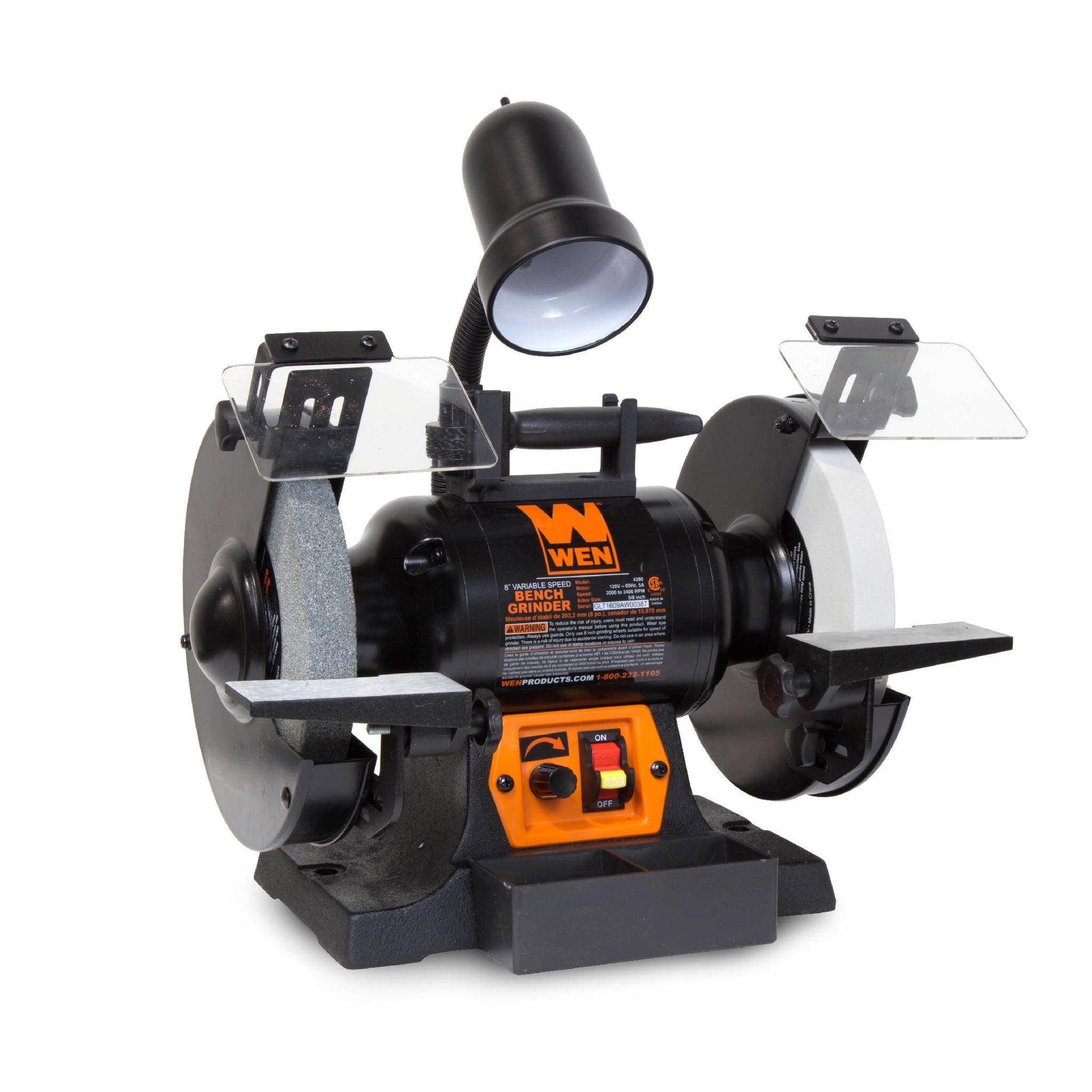WEN BG4280 8-inch Variable-Speed Grinder