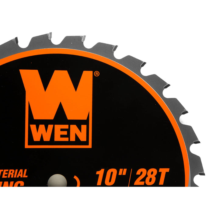 WEN BL1028 10-Inch 28-Tooth Carbide-Tipped Professional Multi-Material Framing Saw Blade