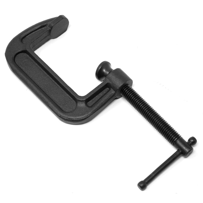 WEN CLC212 Heavy-Duty Cast Iron C-Clamps with 2-Inch Jaw Opening and 1.2-Inch Throat, 4 Pack