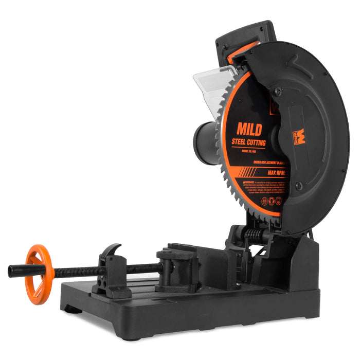 WEN CM1452 15-Amp 14-Inch Premium Multi-Material Cut-Off Chop Saw with Carbide-Tipped Metal-Cutting Saw Blade