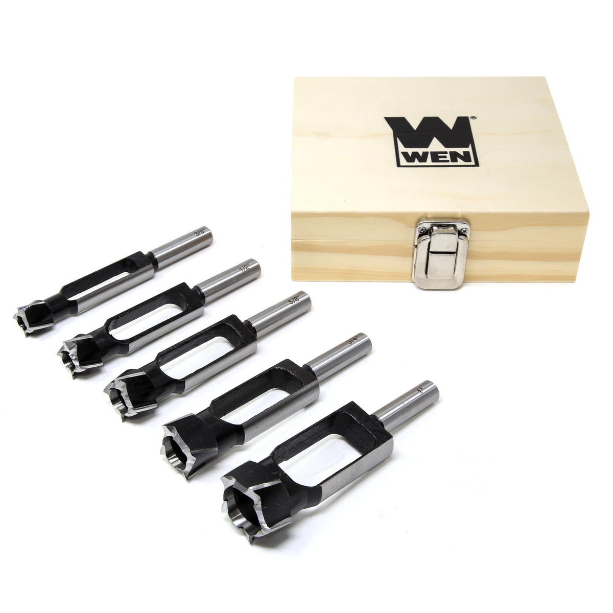 WEN DB051T 5-Piece Tenon and Deep Plug Cutter Drill Bit Set with Carry —  WEN Products
