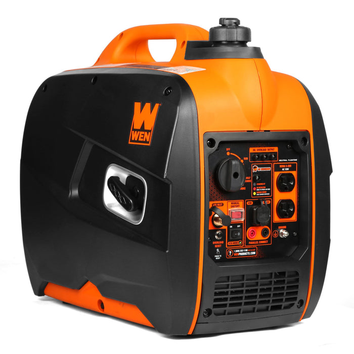 WEN DF250iX Super Quiet 2500-Watt Portable Dual Fuel Inverter Generato ...
