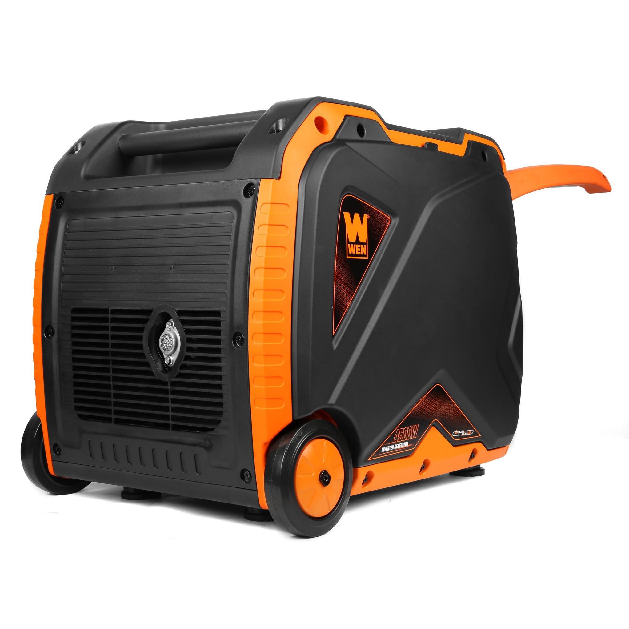 WEN DF450i Super Quiet 4500-Watt Dual Fuel RV-Ready Portable Inverter ...