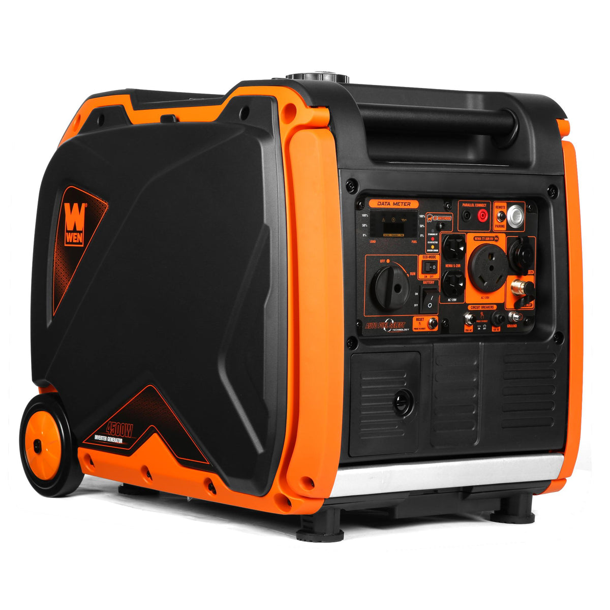 WEN DF452iX Super Quiet 4500-Watt Remote Electric Start Dual Fuel