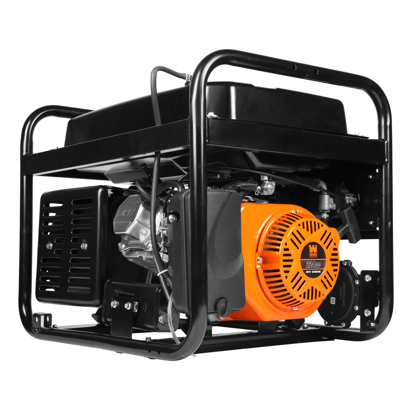 WEN DF472 4750-Watt 120-Volt/240-Volt Dual Fuel Portable Generator ...