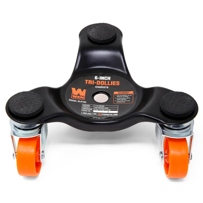 WEN DL6165 Furniture Moving Tri-Dolly 4-Pack - 165 Lb Capacity Each, 660 Lb Total