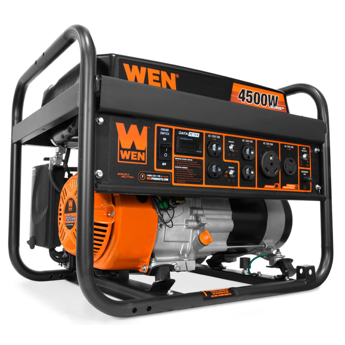 WEN GN4500 4500-Watt 212cc Transfer Switch and RV-Ready Portable Generator, CARB Compliant