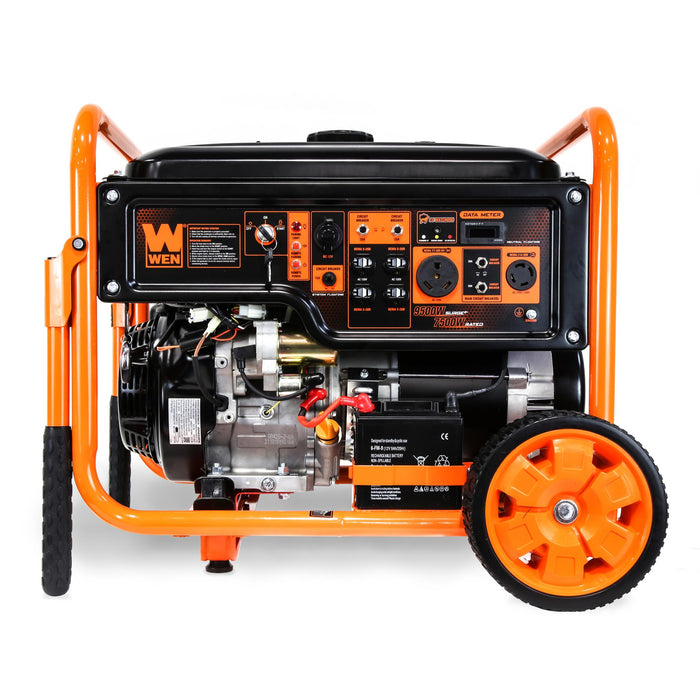 WEN GN9500X 9500-Watt 420cc Transfer-Switch and RV-Ready 120V/240V Portable Generator with Remote Electric Start and CO Shutdown Sensor