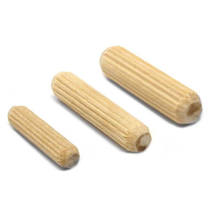 WEN JN400D 400-Piece Fluted Dowel Pin Variety Bucket with 1/4, 5/16, and 3/8-inch Woodworking Dowels