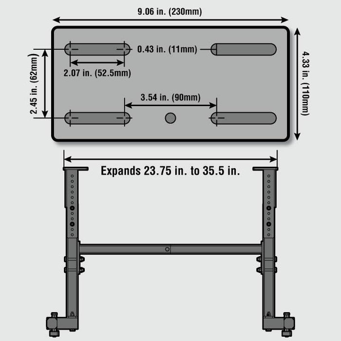 WEN LA8800 225-Pound Capacity Height Adjustable Steel Lathe Stand