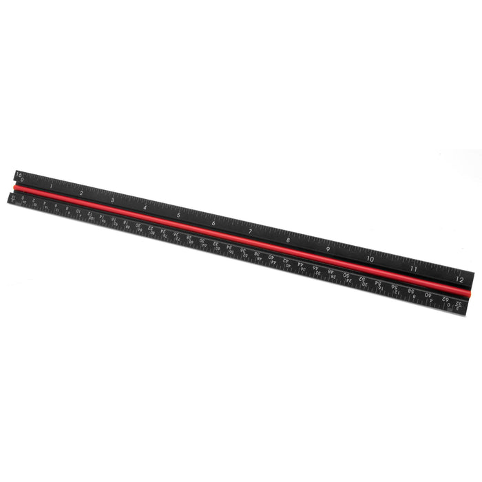 Architectural Scale Ruler, Imperial Measurements 12'', Laser