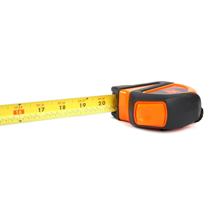 WEN ME425T-2 25-Foot Measuring Tape with Automatic Brake and Dual-Release Triggers, Two Pack