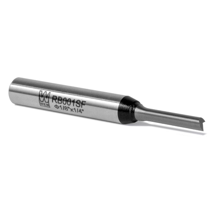 WEN RB001SF 1/8 in. Straight 1-Flute Carbide-Tipped Router Bit with 1/4 in. Shank