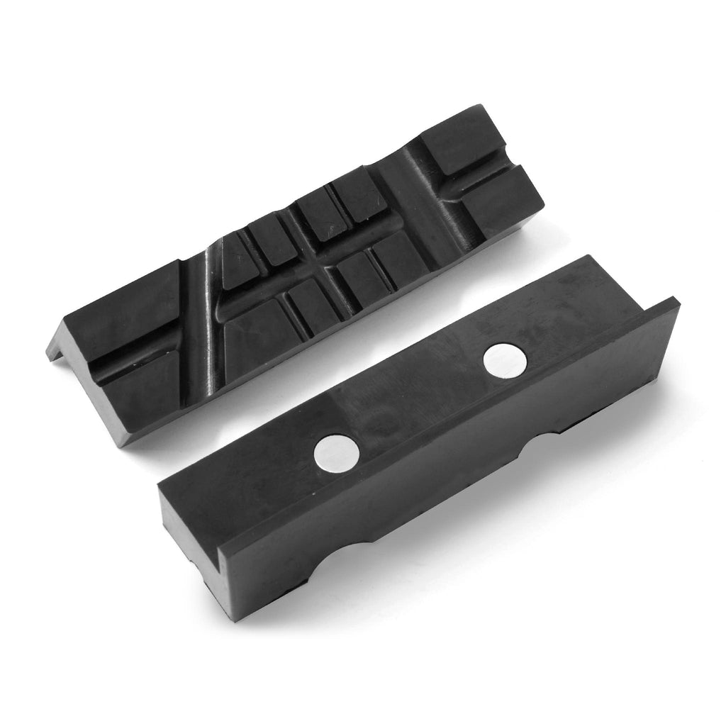 WEN 4-Inch Magnetic Vise Jaw Pads (2-Pack) - Soft-Grip Protection For Bench & Drill Press Vises