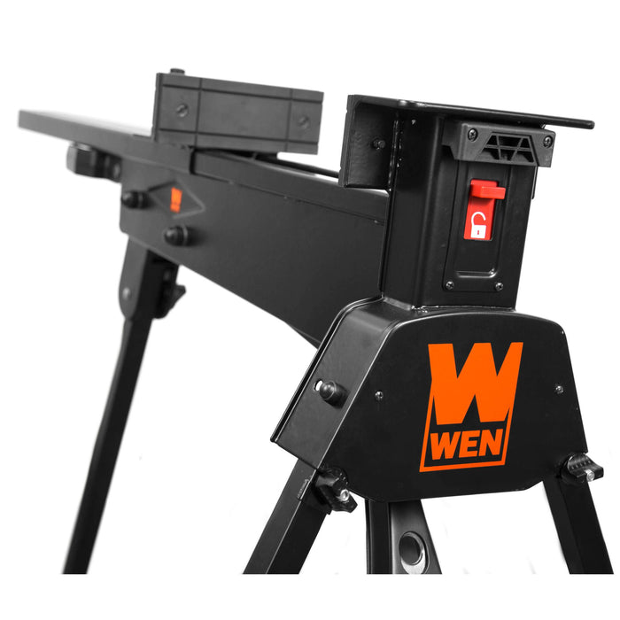 WEN WA601 600-Pound Capacity Portable Clamping Saw Horse and Work Bench