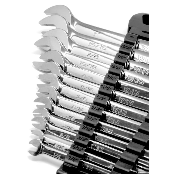 Professional-Grade 120-Tooth Ratcheting Wrench Set