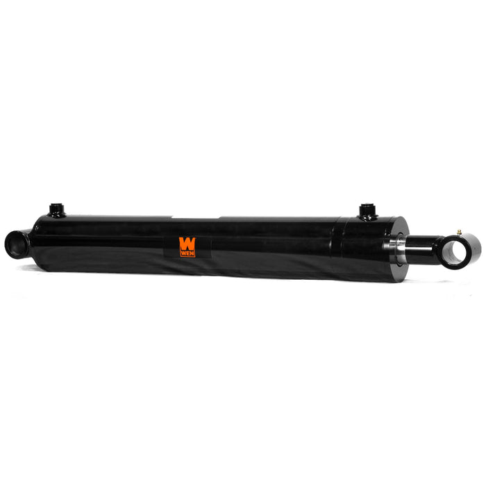 WEN WT4024 Cross Tube Hydraulic Cylinder with 4-inch Bore and 24-inch Stroke